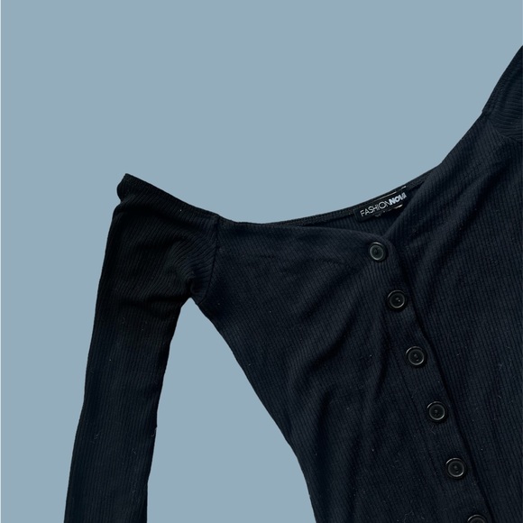 OFF THE SHOULD BODY SUIT- FASHION NOVA - Picture 1 of 4